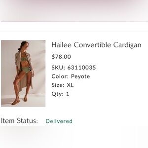 Free People Hailee Convertible Cardigan